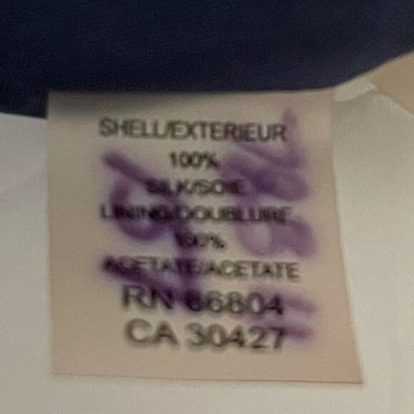 Magaschoni Deep Blue V-Neck Dress - Picture 9 of 13